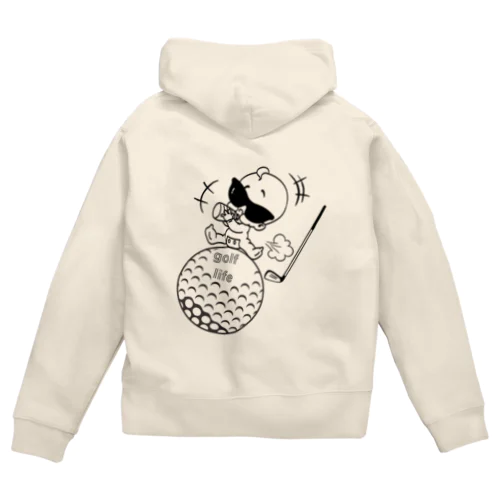 Golf  Baby Zip Hoodie