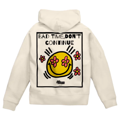  Flower Zip Hoodie