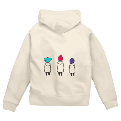 フレンズ Zip Hoodie