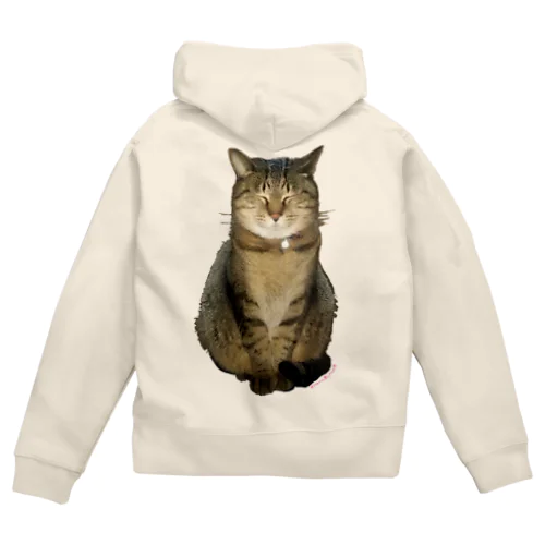 (猫)はなちゃん地蔵 Zip Hoodie