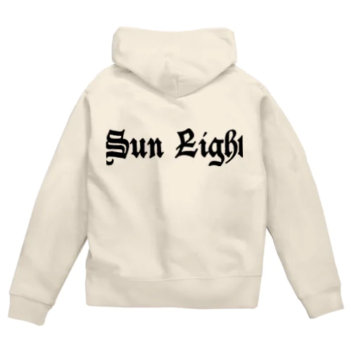 sun light club ロゴパーカー ジップパーカー