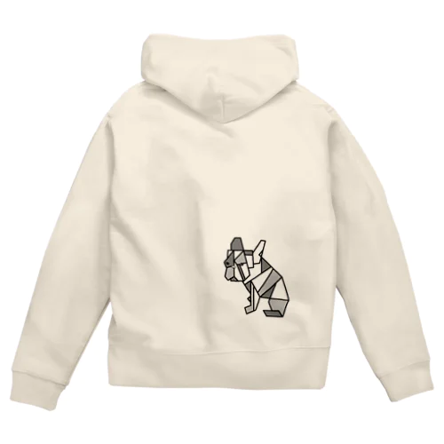 フレンチブルドッグ Zip Hoodie