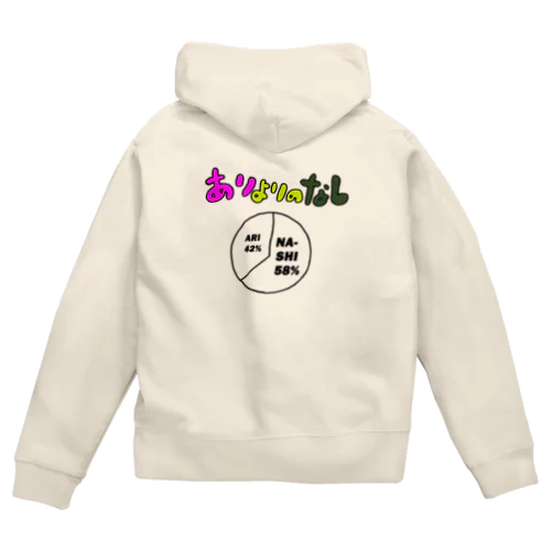 ありよりのなしパーカー Zip Hoodie