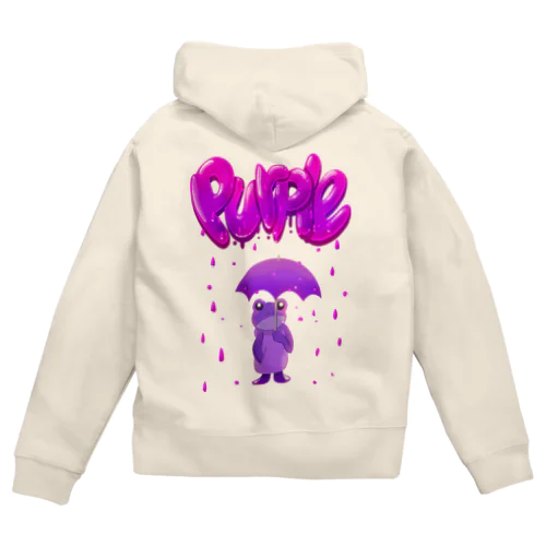 Purple rain パープルレイン 172 Zip Hoodie