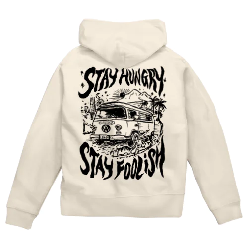 Charity VW BUS!! Zip Hoodie