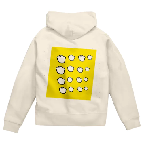 団結オバケちゃん Zip Hoodie