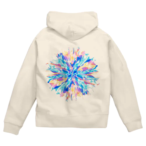 雪の花 Zip Hoodie