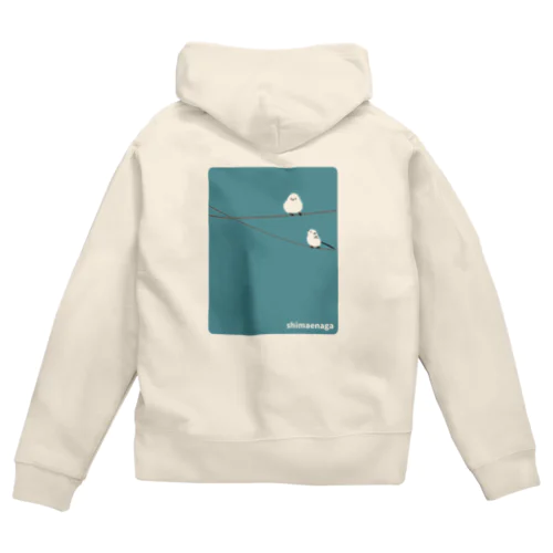 シマエナガ Zip Hoodie