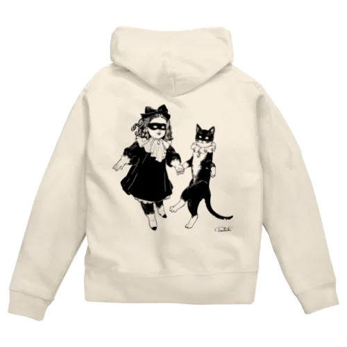 キャムちゃんグリちゃん Zip Hoodie