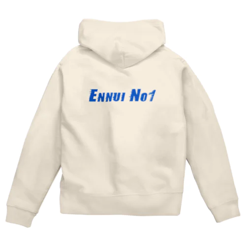 Ennui No1青 ジップパーカー