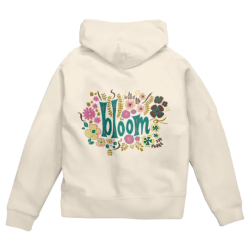 🌸 満開の花束（フォレスト） Zip Hoodie