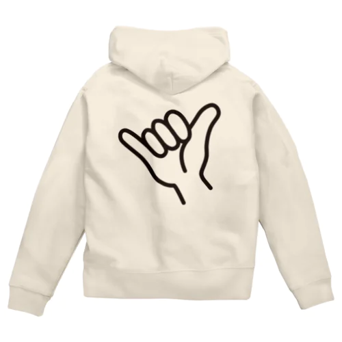 ハングルースシリーズ濃 Zip Hoodie