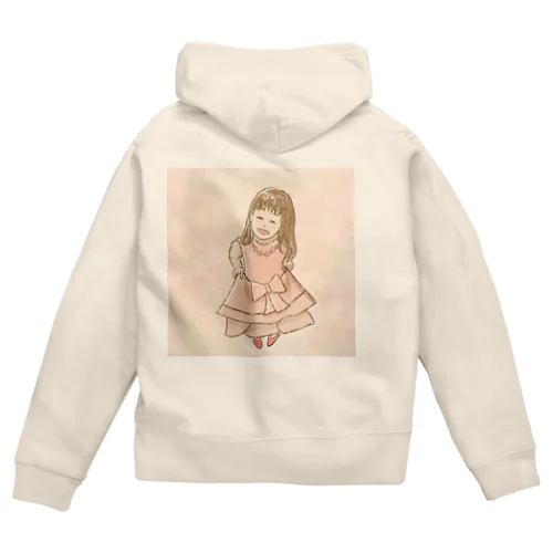 月詩(つくし)ちゃん Zip Hoodie