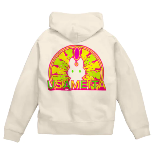 🌟🌈🐰カラフルUSAMEITA!🌟🌈🐰 Tシャツ Zip Hoodie