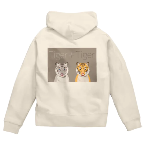 Tiger+Tiger ジップパーカー