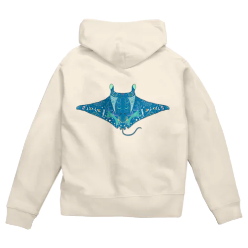 Tattoo manta Zip Hoodie