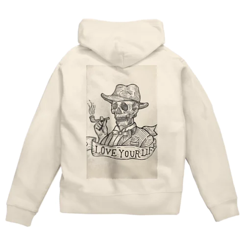 〜LOVE YOUR LIFE〜 Zip Hoodie