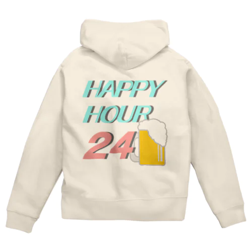 HAPPY HOUR24 ジップパーカー