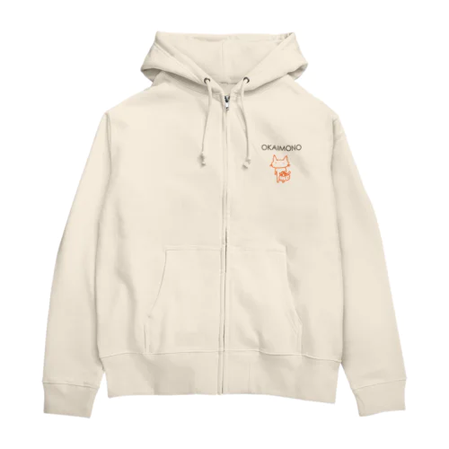 猫ちゃんさんのお買いもの Zip Hoodie