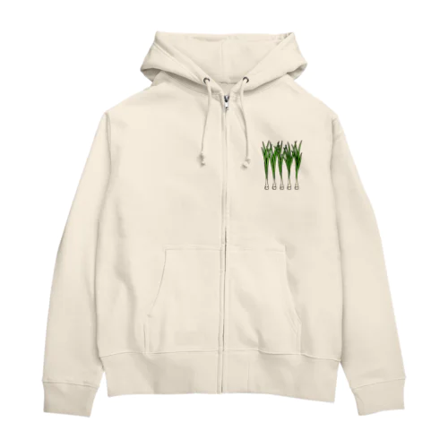 ワケギくんたち Zip Hoodie