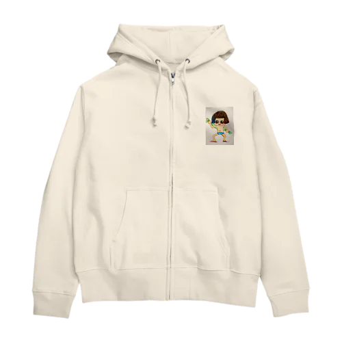 オハヨーゴザイマス Zip Hoodie