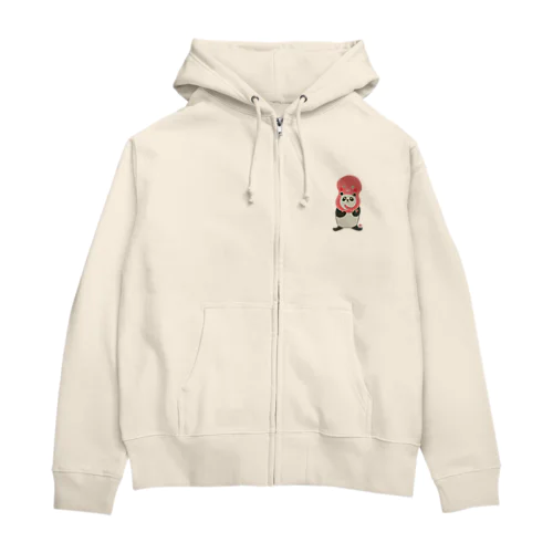 多幸パンダ Zip Hoodie