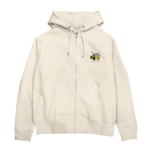 PORTER（グリーン） Zip Hoodie