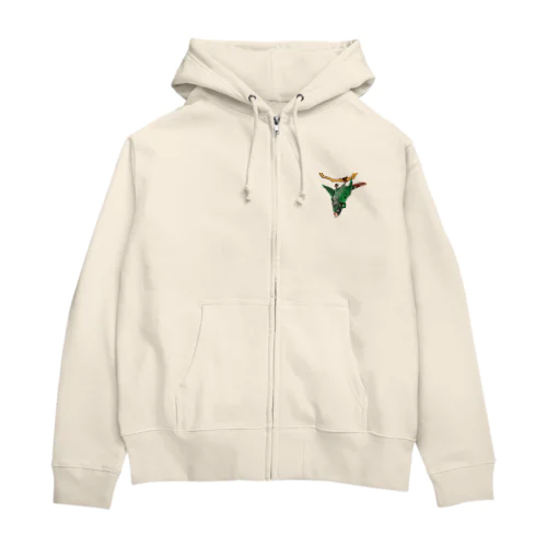 Urokoinko（ウロコインコ） Zip Hoodie