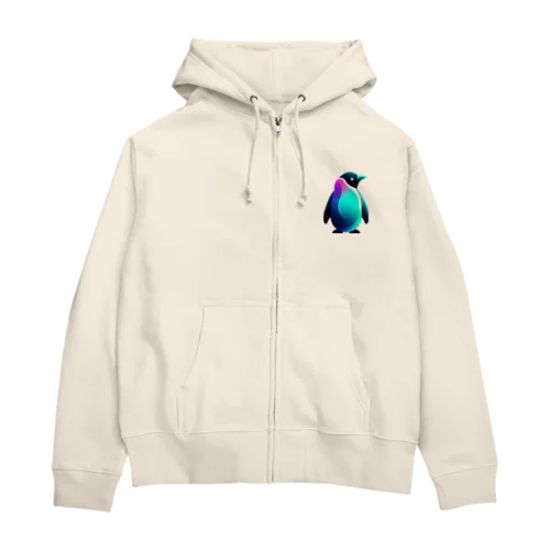 スタイリッシュペンギン Zip Hoodie