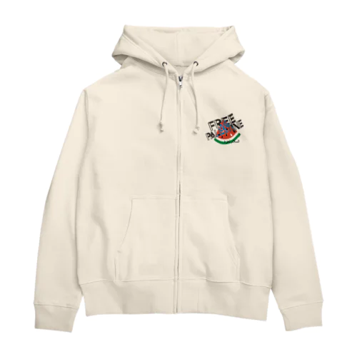 FREE PALESTINE Zip Hoodie