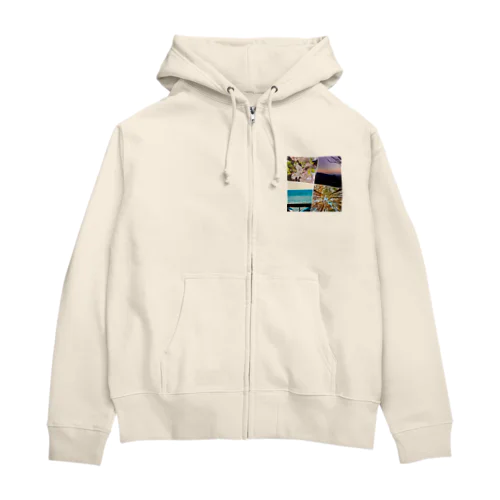 四季 Zip Hoodie