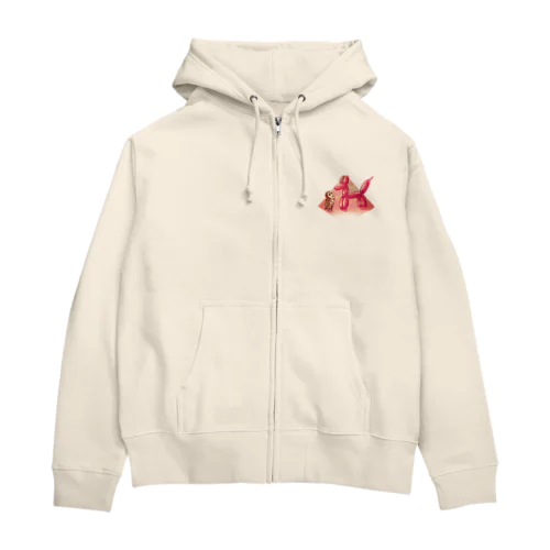 鑑賞 Zip Hoodie