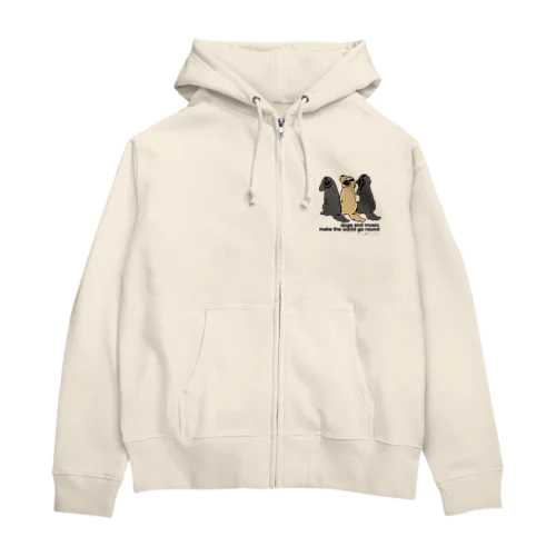 SUNPOIKO（復刻版）ワンポイント Zip Hoodie