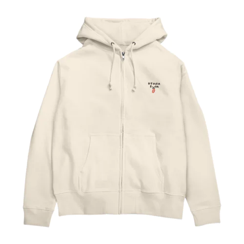 uzurazura LOGO Zip Hoodie