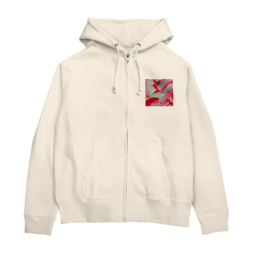 点滴にいちご Zip Hoodie