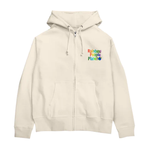 Rainbow People Planet Zip Hoodie