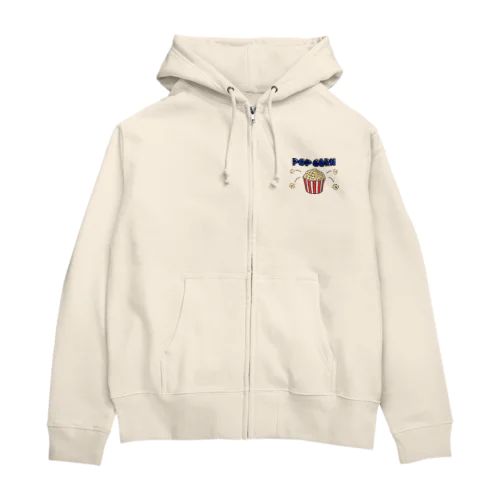 ポップコーンのぽっぷん Zip Hoodie