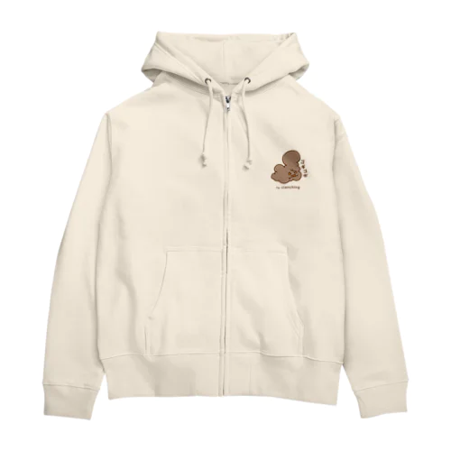 ゴギゴギ Zip Hoodie