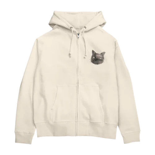 羽織りくーちゃん Zip Hoodie