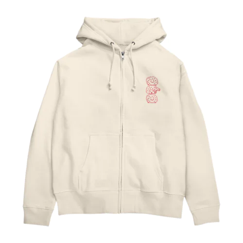 ころころねずみ Zip Hoodie