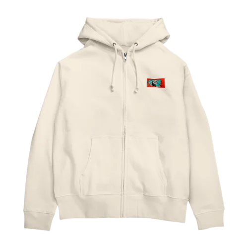 花束　柄④ Zip Hoodie