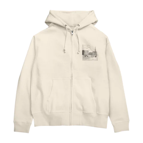 ストリートピアノ Zip Hoodie