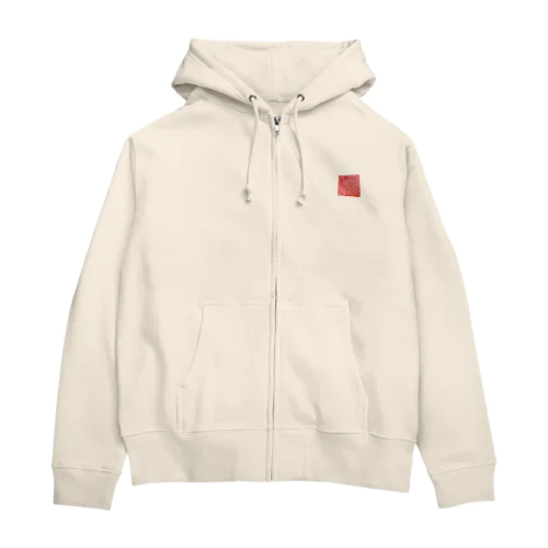 つぶつぶピンク Zip Hoodie