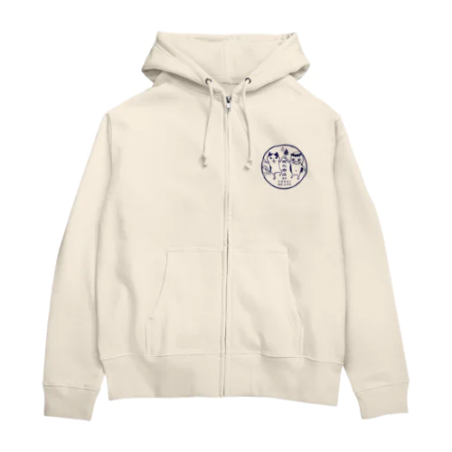 おばけジップパーカー＜おばけ商店ロゴ＞ Zip Hoodie