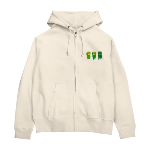 おばけジップパーカー＜かっぱ会議＞ Zip Hoodie