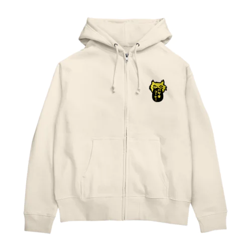 バケネコーヒー Zip Hoodie