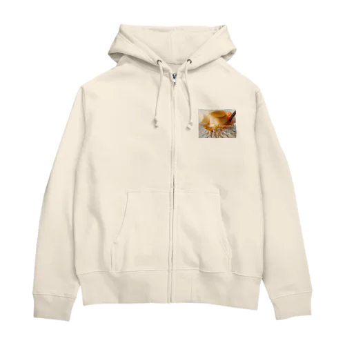 昭和思い出プリン Zip Hoodie