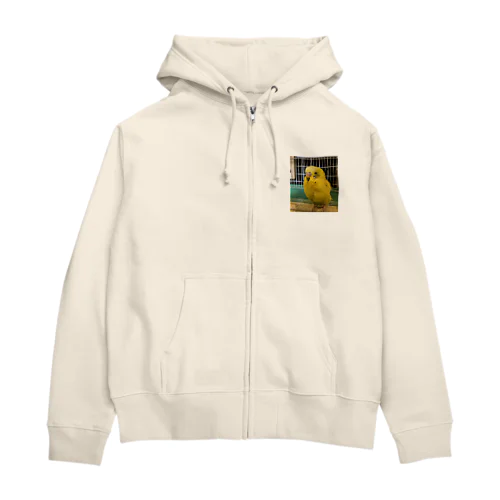 小松菜食べて嘴が緑のこうすけくん Zip Hoodie