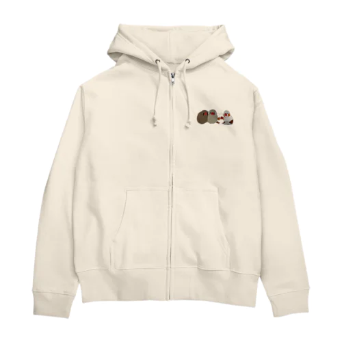 mofumofu　キンカ Zip Hoodie