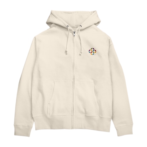 Japan Dreamin'ロゴ（文字黒） Zip Hoodie